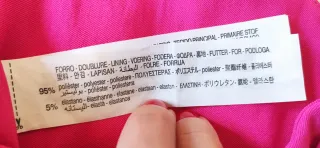 Top Corazón Fucsia Talla M Zara