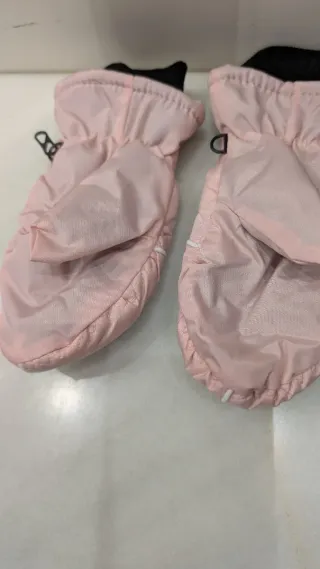 Manoplas de nieve rosas 4-8 años