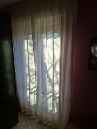 Tende camera da letto bianche