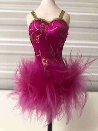 Maniquí Joyero Bailarina Rosa y Dorado