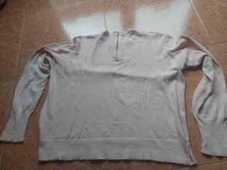 Jersey Zara Rosa Manga Larga