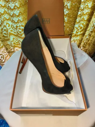 Zapatos de tacón negros T.39