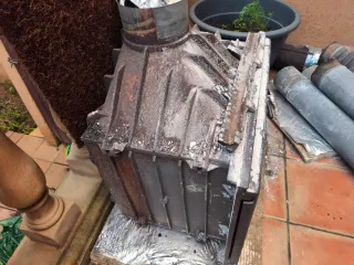 Chimenea Cassette Negra