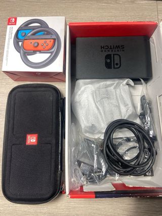 Nintendo Switch Azul/Rojo + Accesorios