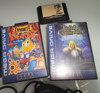 Sega Mega Drive II 16 Bits + 2 Mandos + 7 Juegos