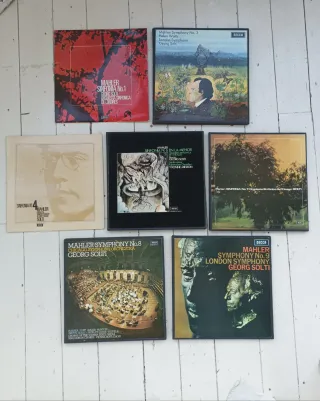 Lote 7 Vinilos Clásica Mahler Solti