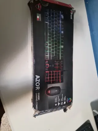 Trust Azor Gaming Combo Tastiera e Mouse