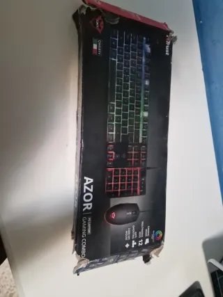 Trust Azor Gaming Combo Tastiera e Mouse