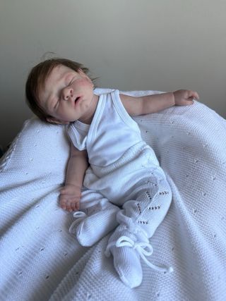 Bebé Reborn Silicona Platino Niño