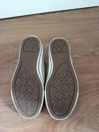 Zapatillas Converse caña alta grises unisex