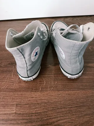 Zapatillas Converse caña alta grises unisex