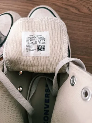 Zapatillas Converse caña alta grises unisex