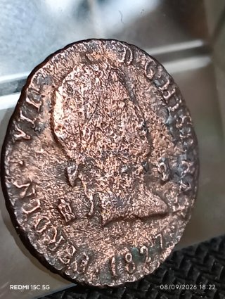 ✳️Monedas antigua España 2 Maravedis 1827