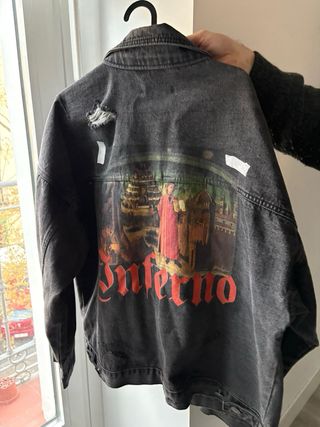 Cazadora vaquera Blackbond gris XL sin estren