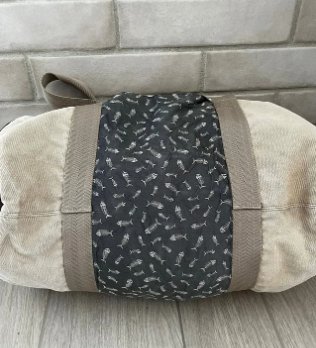 Bolsa viaje tostado efecto vintage lavado. UNISEX.