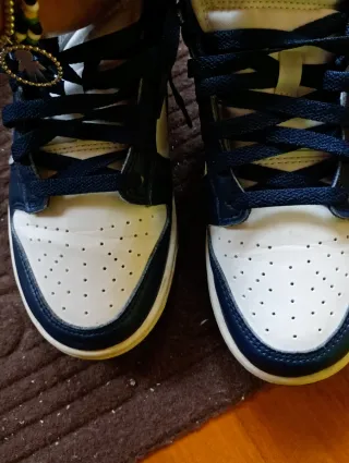 Nike Dunk Scarpe Blu e Bianche n. 39