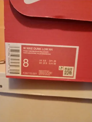 Nike Dunk Scarpe Blu e Bianche n. 39