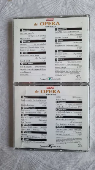 2 CDs Tiempo de Ópera 7 y 9