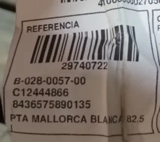 Puerta Interior Blanca