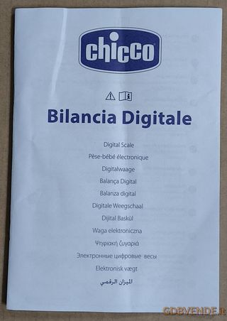 478 BILANCIA DIGITALE CHICCO NEONATO