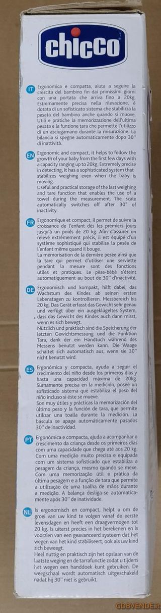 478 BILANCIA DIGITALE CHICCO NEONATO