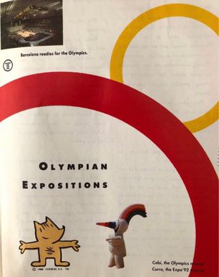 Edición especial Barcelona 92 revista Time (nuevo)