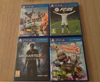 Lote 4 Juegos PS4: