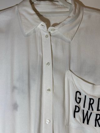 Camisa blanca Girl Pwr