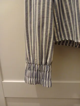 Camisa Bershka rayas volantes XS