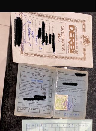 Derbi Coppa turismo 49cc