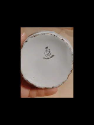 Zuccheriera vintage in porcellana Bavaria Fasolt