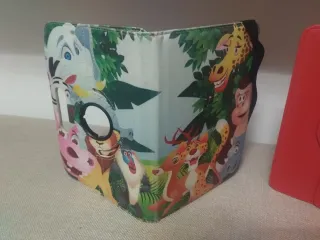 Pareja Fundas Tablet Dibujos y Roja