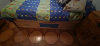 Armario Dormitorio Beige y Blanco