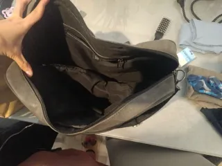 Bolso Misako gris para portátil