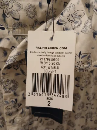 Camisa Polo Ralph Lauren floral mujer