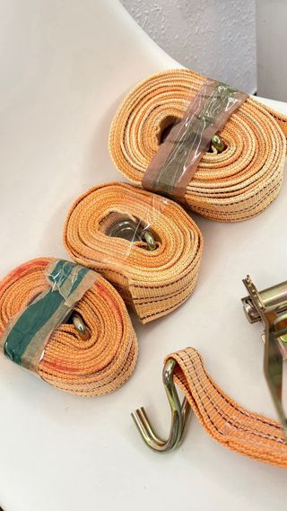 Correas de amarre con trinquete 3 rollos