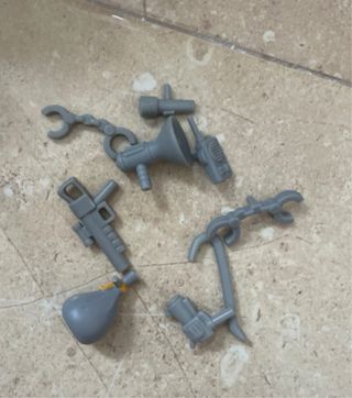 Pinypon Moto y coche Policía Azul y moto ladrón