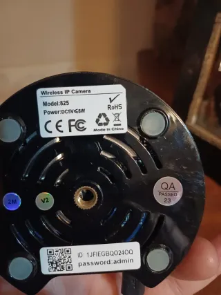 Cámara de vigilancia con puerto Ethernet