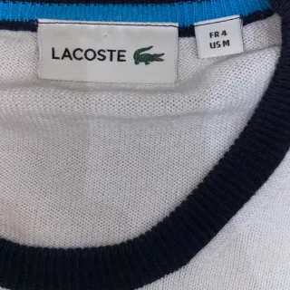 Maglia Lacoste cotone righe taglia M