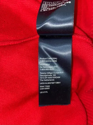 Maglione Tommy Jeans Rosso Taglia M Cotone