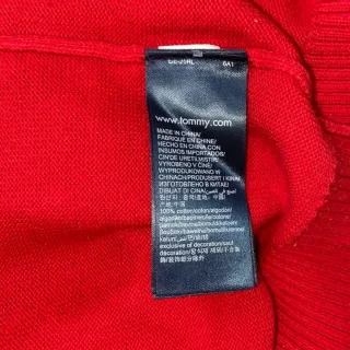 Maglione Tommy Jeans Rosso Taglia M Cotone