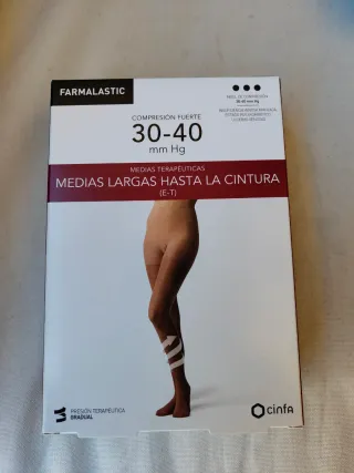 Medias Farmalastic Compresión Fuerte Talla G Nieva