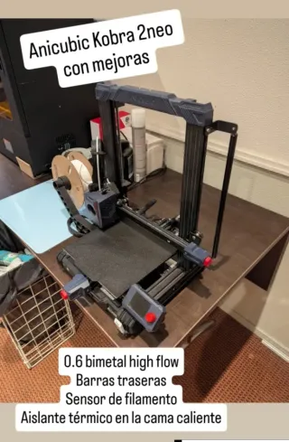 Lote de 5 impresoras 3D (2 Resina + 3 FDM)