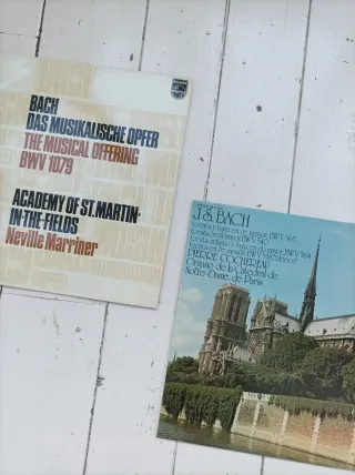 2 Vinilos J.S. Bach Clásica