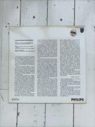 2 Vinilos J.S. Bach Clásica