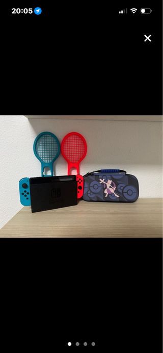 Nintendo Switch con accesorios