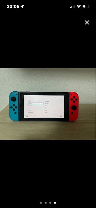 Nintendo Switch con accesorios