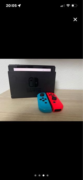 Nintendo Switch con accesorios