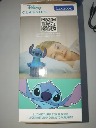 Lámpara Altavoz Stitch Disney Lexibook
