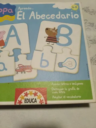 Puzzle Peppa Pig El Abecedario Educa 4-5 años